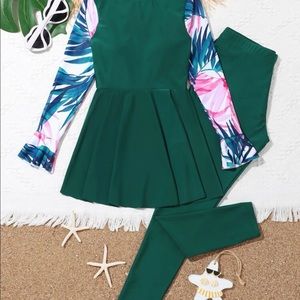 Three piece shein swim suit for kids